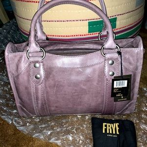 NWT Frye Melissa Amethyst Satchel Handbag
